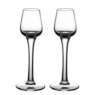 水晶玻璃白酒杯二钱小酒盅耐热白酒一口杯烈酒杯高脚国台品酒杯子