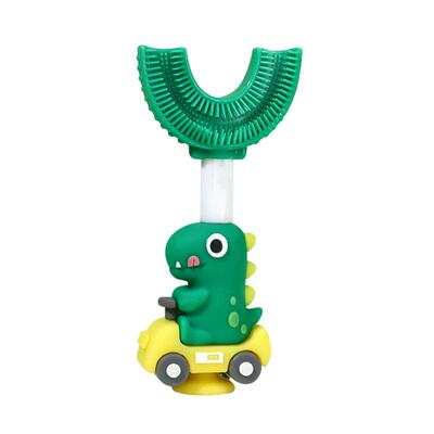 儿童牙刷u型1-3-6-12岁半婴幼儿小孩u形硅胶软毛宝宝刷牙神器套装