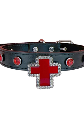 欧美十字架小众设计项圈