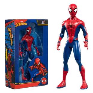 漫威动漫周边蜘蛛侠钢铁侠手办可动人偶男生摆件模型玩具生日礼物