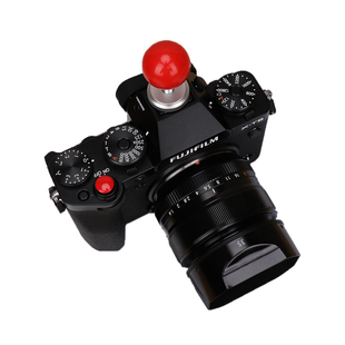 小红球金属相机热靴盖适用佳能R50尼康Z30Z50索尼ZVE10富士XT5XM5