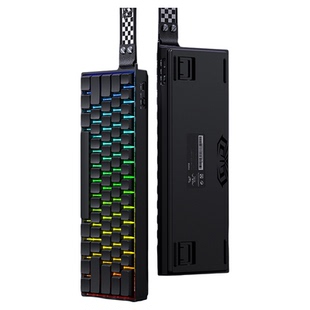 狼蛛mini60he三模磁轴键盘8kHz低延迟无线机械高性能电竞游戏专用
