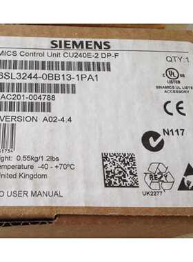 议价正品6SL3244-0BB13-1PA1西门子CU240E-2DP-F 6SL32440BB131PA1