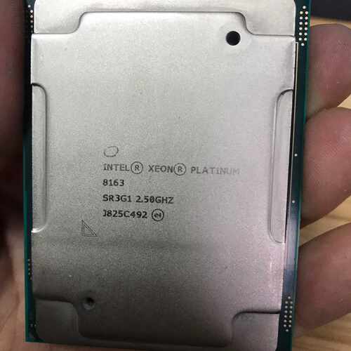 议价-至强 铂金 8163 正式CPU  处理24核心48-可维修