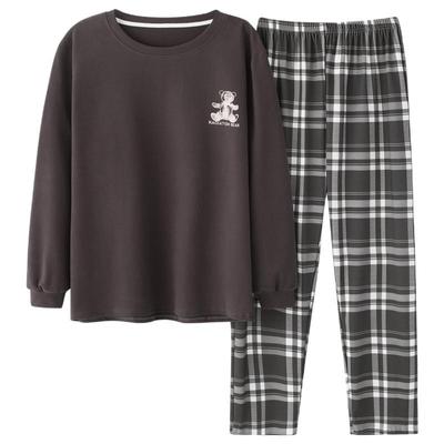 可外穿男士长袖纯棉青少年家居服