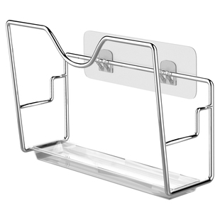 304不锈钢锅盖架壁挂式免打孔厨房砧板菜板大锅盖放置器置物架子