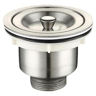 厨房洗菜盆110下水器不锈钢水槽提篮提笼长牙洗衣柜池下水器配件