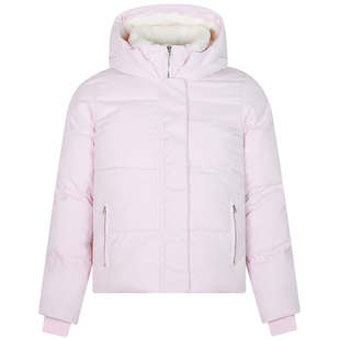 LK STORE LKOD秋冬新款毛里加绒连帽短款棉服女甜美棉衣加厚外套