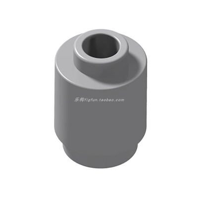 国产MOC拼插积木零件 兼容 3062 1x1圆柱砖 10个