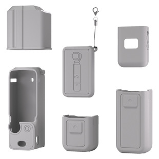 适用大疆Pocket3保护套Osmo DJI灵眸口袋相机硅胶套云台防摔屏幕套标准版全能套装续航手柄防刮软壳配件