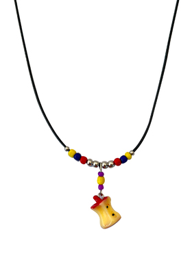 ZRZO被咬了好几口苹果项链