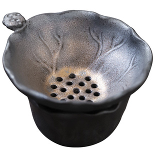 尚岩 陶瓷茶漏茶滤茶叶过滤网创意茶隔茶水过滤器茶道配件滤茶器