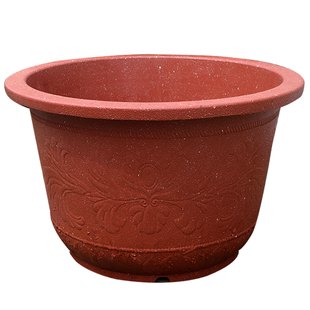 花盆家用仿陶瓷塑料特大号碗莲专用盆水培户外庭院荷花睡莲缸树脂