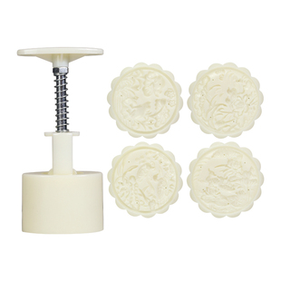 DIY烘焙模具手工蛋糕模具厨用创意菜山药泥手压方形月饼糕点模具