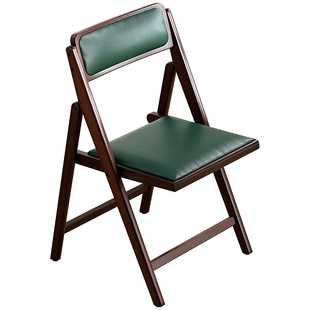 折叠餐桌椅现代简约客厅家用实木书桌凳子靠背餐厅藤编椅子吃饭椅