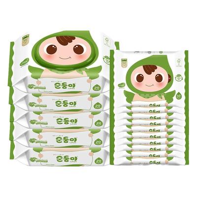 顺顺儿婴儿手口湿巾便携装组合