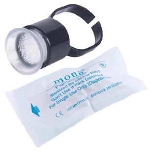 半永久纹绣海绵戒指杯色料杯一次性纹眉纹身唇部指托纹绣用品工具