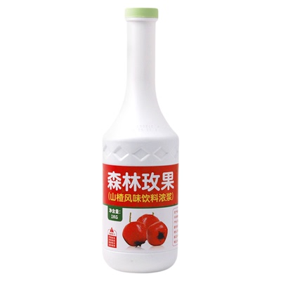 山楂玫果复合浓缩果汁饮料山楂汁森林玫果专用原料奶茶店专用原料