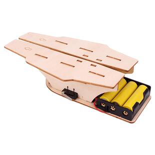 探梦创意新品航母发射器模型科技小制作材料包弹射飞机自制小玩具