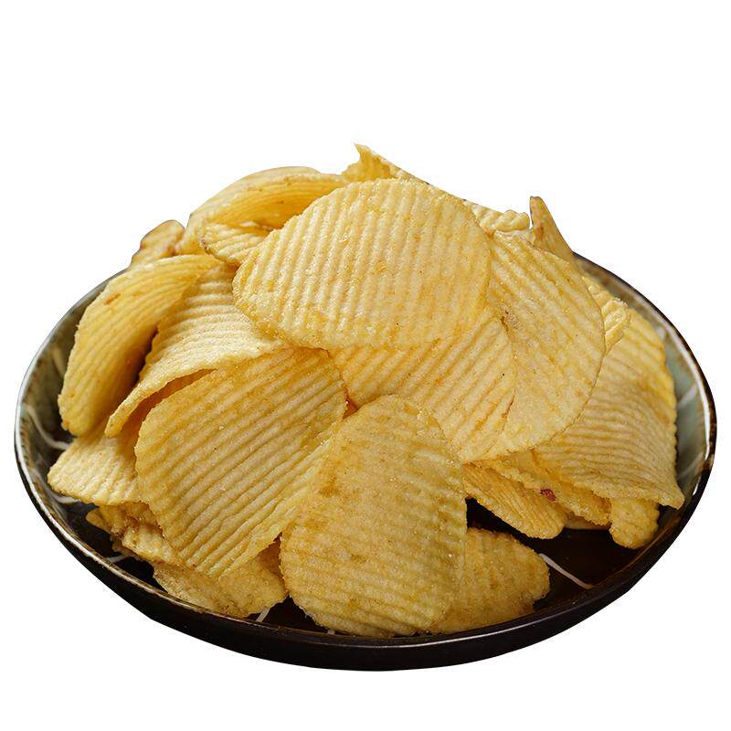 散装薯片2斤4个口味混装原切波浪土豆片酒吧餐饮聚会团建整箱零食