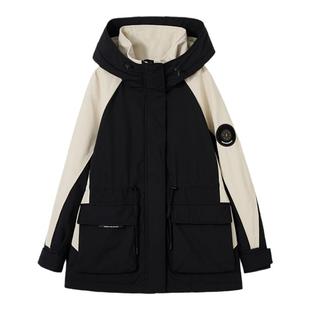 派克服女冬季新款加厚加绒2025韩版洋气宽松冲锋衣保暖爆款棉外套