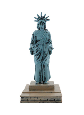 过度自由女神手机支架笔座摆件