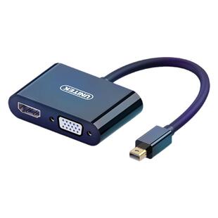 优越者(UNITEK)迷你DP转VGA HDMI转换器适用于苹果雷电vga HDMI转接线