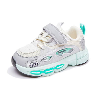 开心娃儿童运动鞋透气网鞋跑步鞋