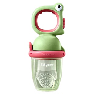 babycare婴幼儿硅胶水果咬咬乐食品级辅食器宝宝安抚牙胶咬咬袋