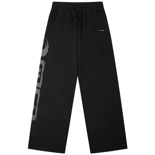 美式经典直筒长裤男健身宽松胖子大码运动裤卫裤深蹲撸铁壮汉裤子