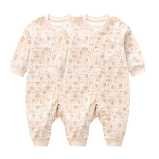 【断码捡漏】拉比婴儿连体衣新生儿秋冬哈衣宝宝初生儿连体衣2件