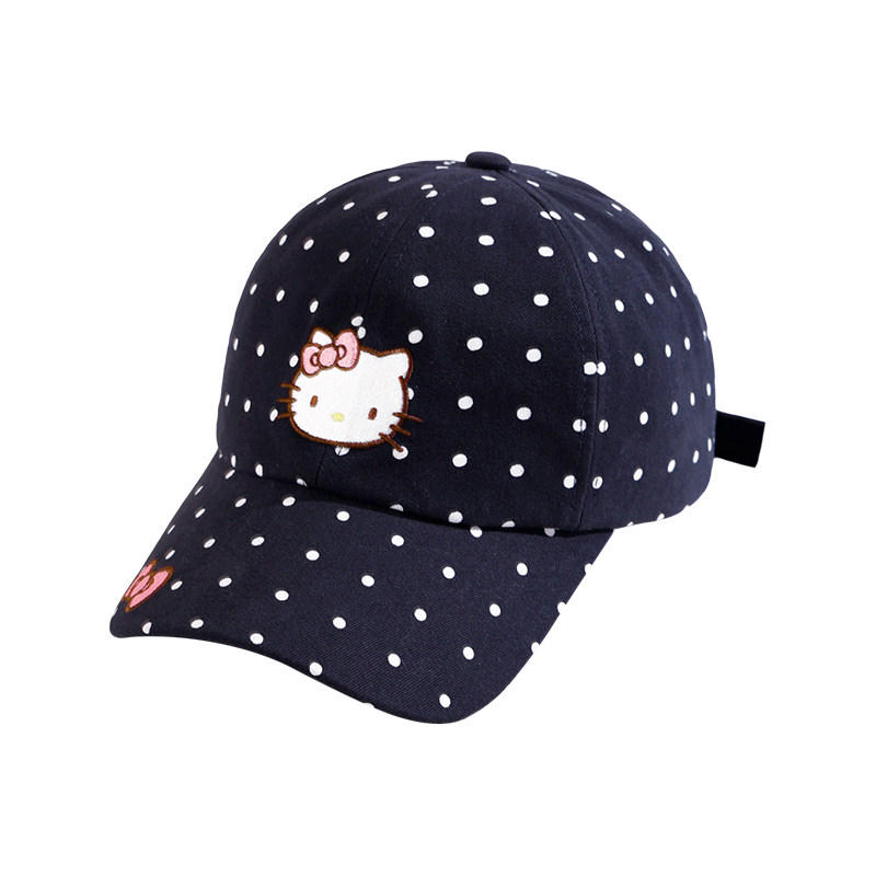 哈喽kitty棒球帽女显脸小鸭舌帽