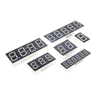 数码管led0.28 0.36 0.56寸红黄蓝绿白色1/2/3/4/5位时钟型数码管