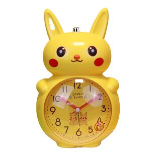 学生用2026新款小丘卡通闹钟起床神器男孩儿童专用女孩静音小台钟