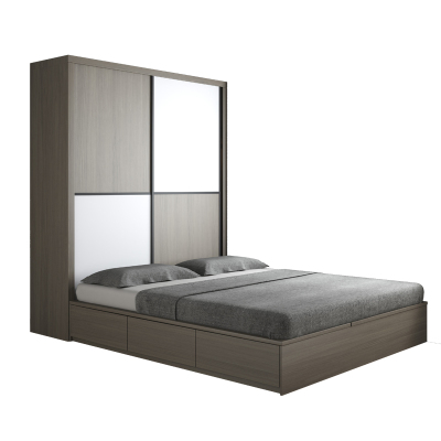 宜森缘衣柜床榻榻米储物