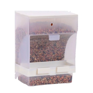 挂式鹦鹉自动喂食器谷壳分离防溅鸟食盒内挂防撒下料喂鸟神器用品