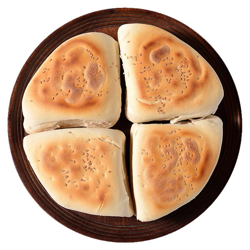 山东特产正宗三角锅饼火烧杠子头硬面馍馒头烧饼发面北方面食