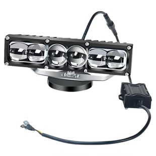 正品LA6六透镜双直射激光透镜汽车中网隐藏式加装LED射灯聚光铺路