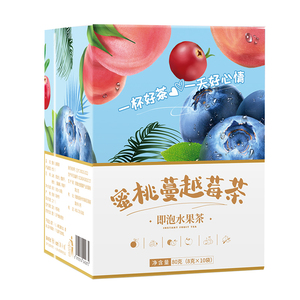 蜜桃蔓越莓乌龙茶白桃金桔水果茶袋泡茶组合茶包冷泡泡水冲泡新鲜