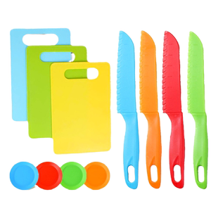 儿童刀具安全切菜刀不伤手的塑料水果刀宝宝专用玩具菜板厨房家