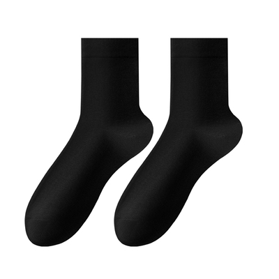 都市丽人男士纯棉透气短袜中筒袜