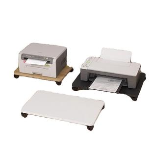 打印机置物架电脑主机托架办公室桌下移动机架承重台面收纳显示