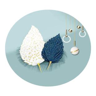 圆形桌布防水防油皮革加厚转盘不透明桌垫耐高温防烫茶几餐桌台布