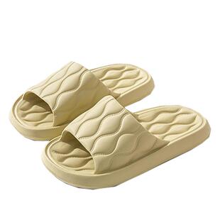 北野买一送一情侣拖鞋女室内家居EVA夏季防滑防臭浴室家庭客拖男