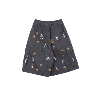 edo1一度童装outlets夏新儿童多口袋工装短裤纯棉宽松百搭休闲裤