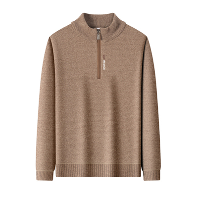 罗蒙秋冬加绒加厚保暖针织衫毛衣