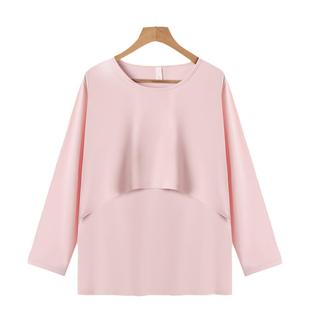 哺乳秋衣秋裤冬季纯棉孕妇保暖内衣修身打底衫孕期喂奶睡衣月子服