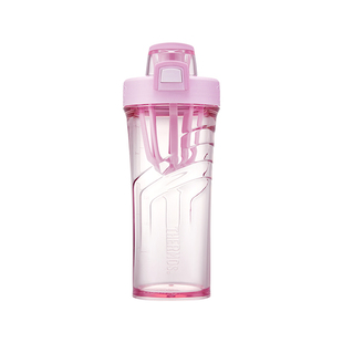 膳魔师运动摇摇杯Tritan塑料附杯带夏季搅拌奶昔便携随手杯TP4086