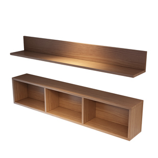 实木壁挂式格架墙上置物架挂墙隔板多格收纳架客厅墙壁书架悬挂式