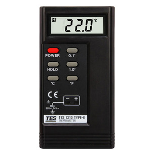 台湾泰仕TES-1310热电偶测温仪工业接触式温度计高精度温度测量仪